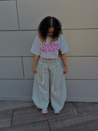 LOVERS HEART TEE (PINK)