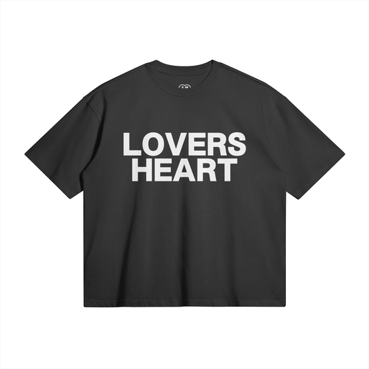 LOVERS HEART TEE (BLACK)