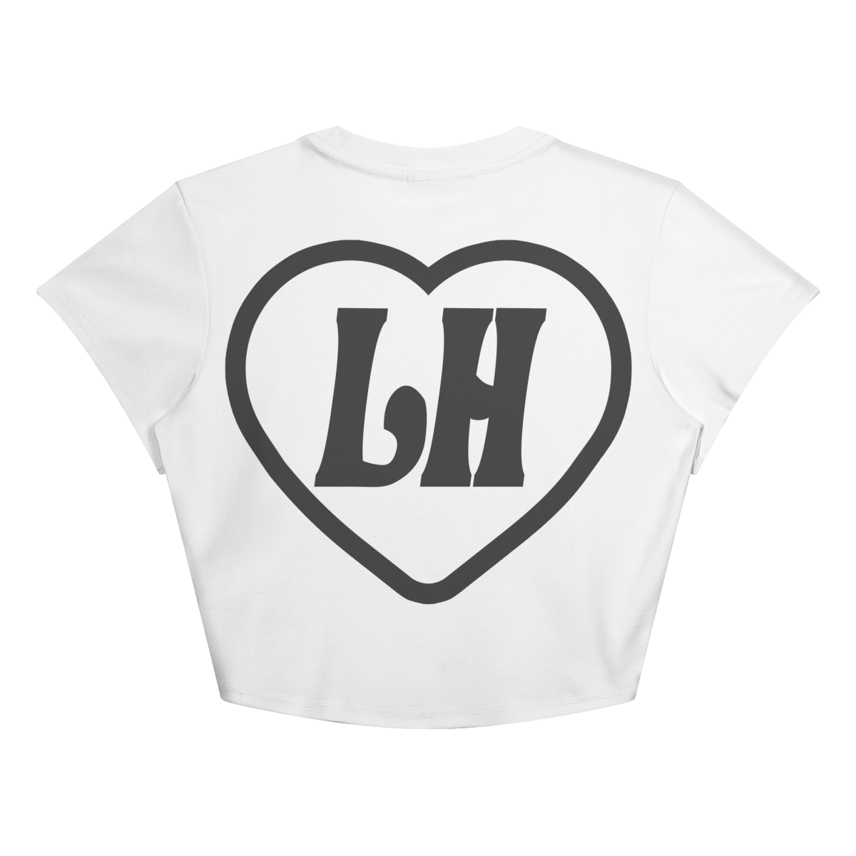 SPREAD LOVE, RAISE AWARENESS CROP TOP (WHITE)